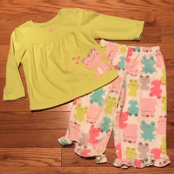 Carter's Other - Girls Size 12M Carter’s 2-pice Fleece Pajama Set